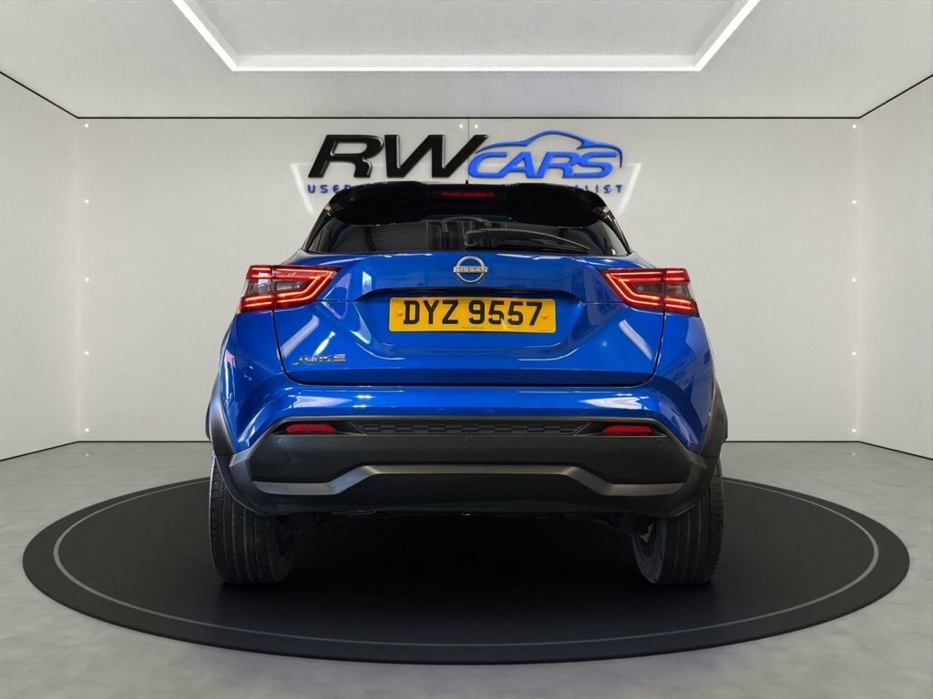 Nissan Juke 1L Tekna DYZ9557 Blue #4