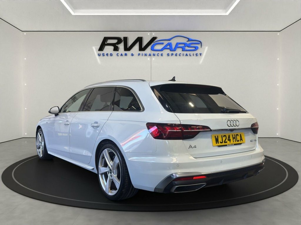 Audi A4 Avant 2L S Line White #2