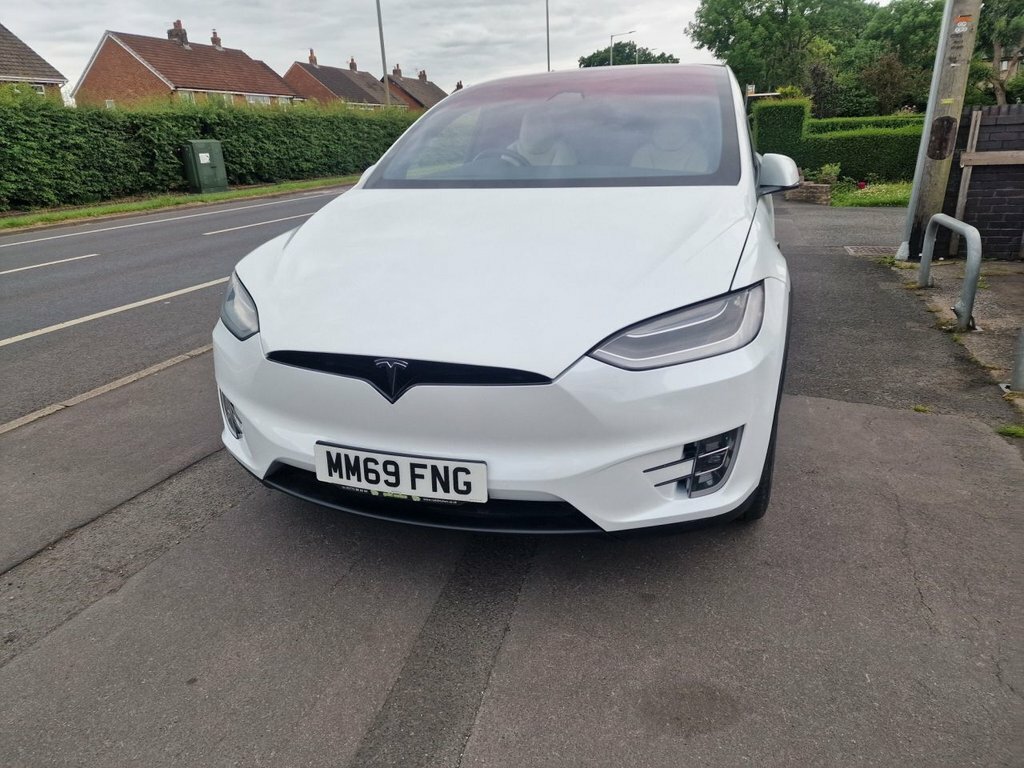 Tesla Model X Suv White #3