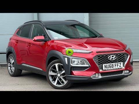 Hyundai Kona 1.0T Gdi Blue Drive Premium Se - 2018 68 Red