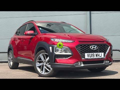 Hyundai Kona 1.0T Gdi Blue Drive Premium - 2019 19 Red