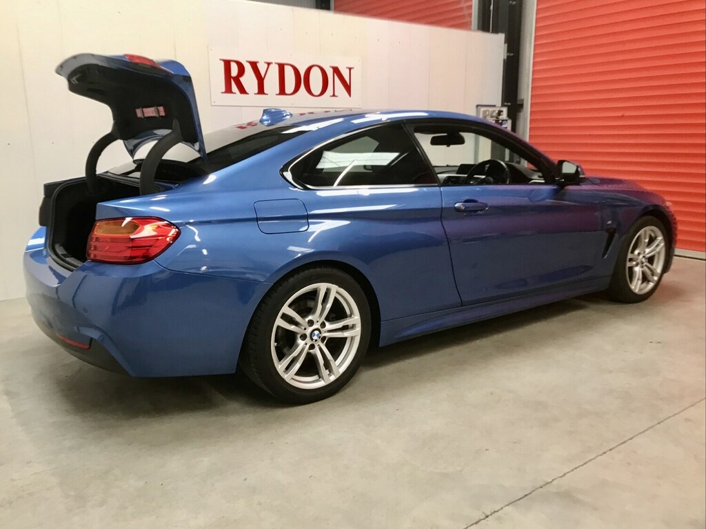 BMW 4 Series 420D M Sport YA14UYV Blue #4