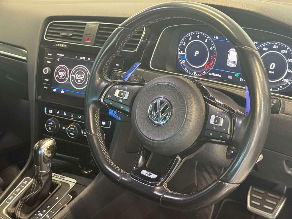 Volkswagen Golf R White #2