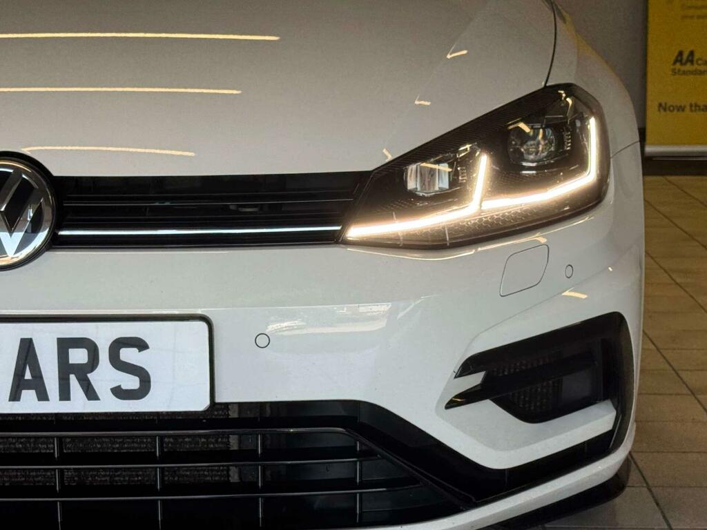 Volkswagen Golf R White #5