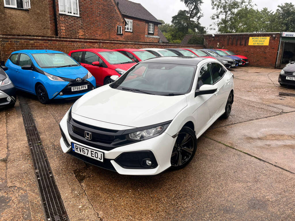 Honda Civic 1.0 Civic Ex Vtec Cvt White #2