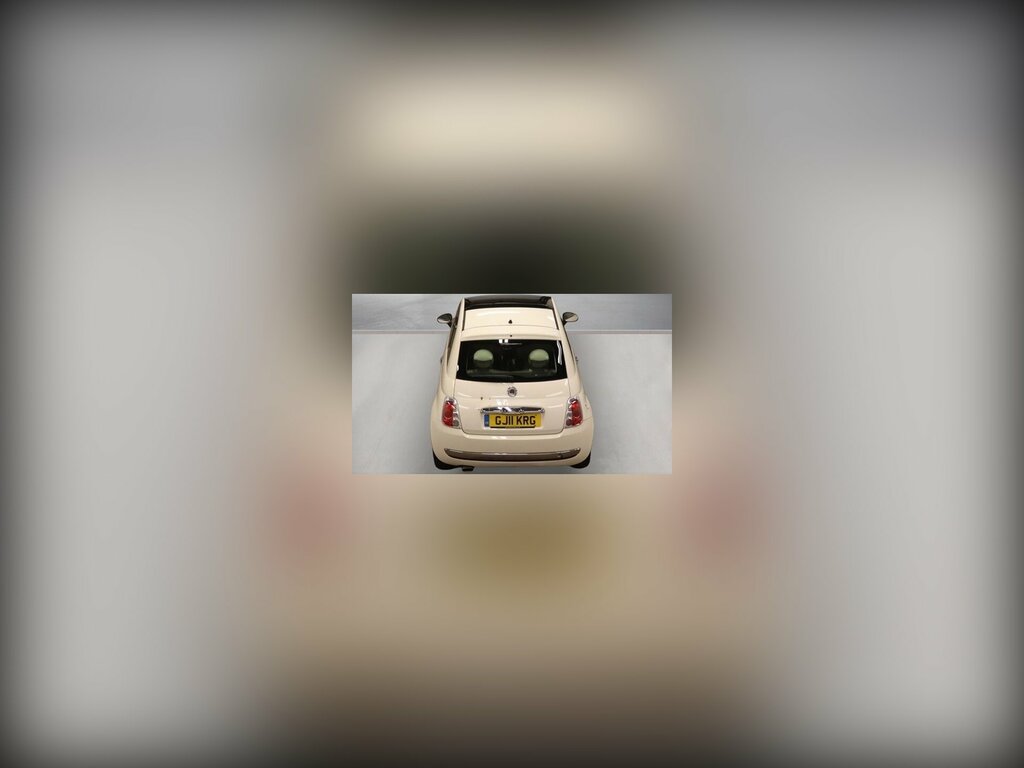 Fiat 500 Hatchback White #2