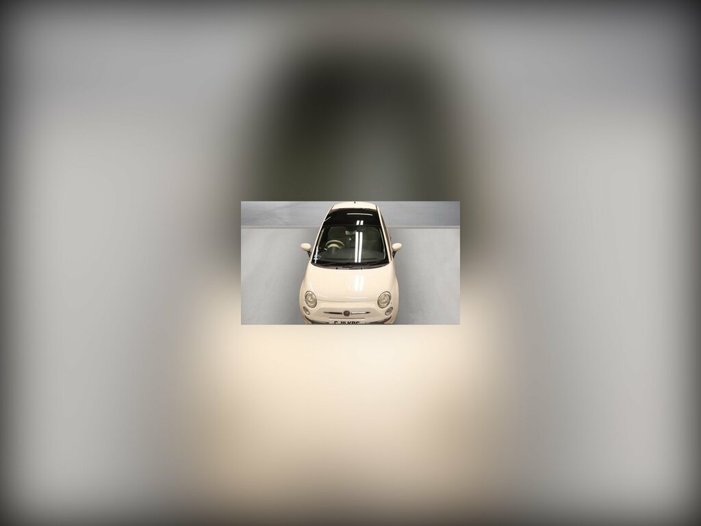 Fiat 500 Hatchback White #1