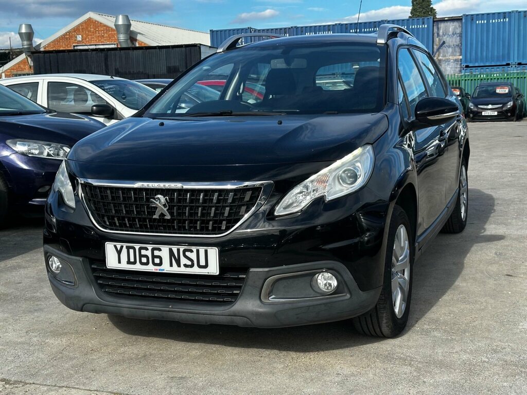 Peugeot 2008 1.2 Puretech Active Euro 6 YD66NSU Black #2