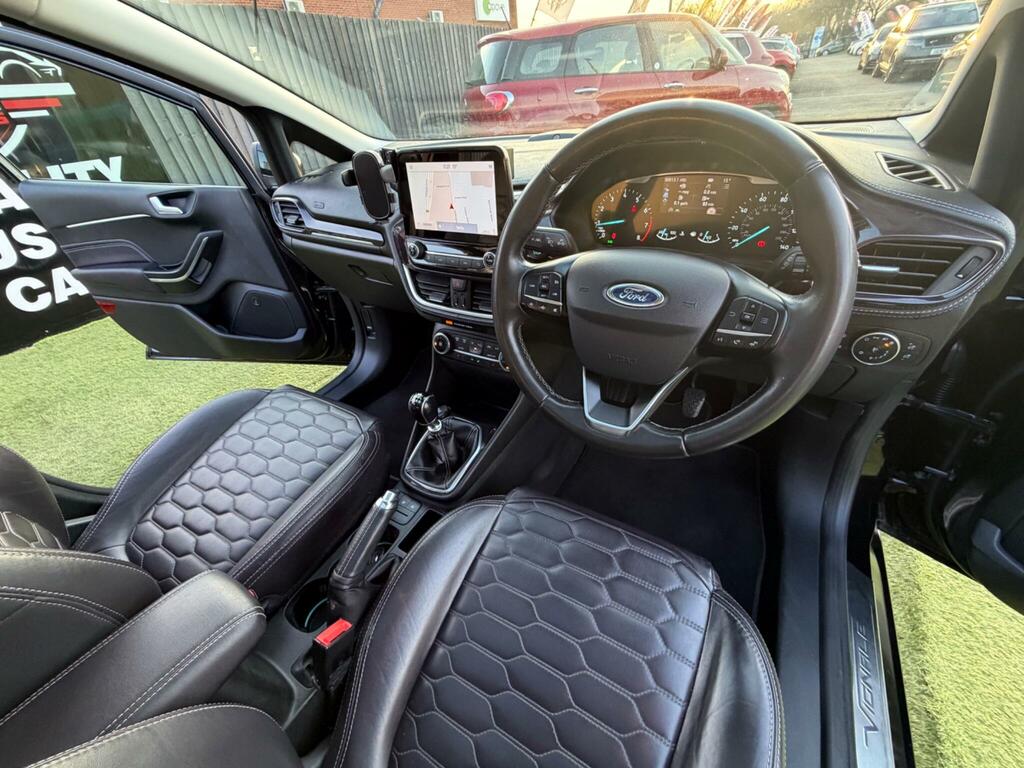 Ford Fiesta 1.0T Ecoboost Gpf Vignale Hatchback Man FA19ETR Black #3