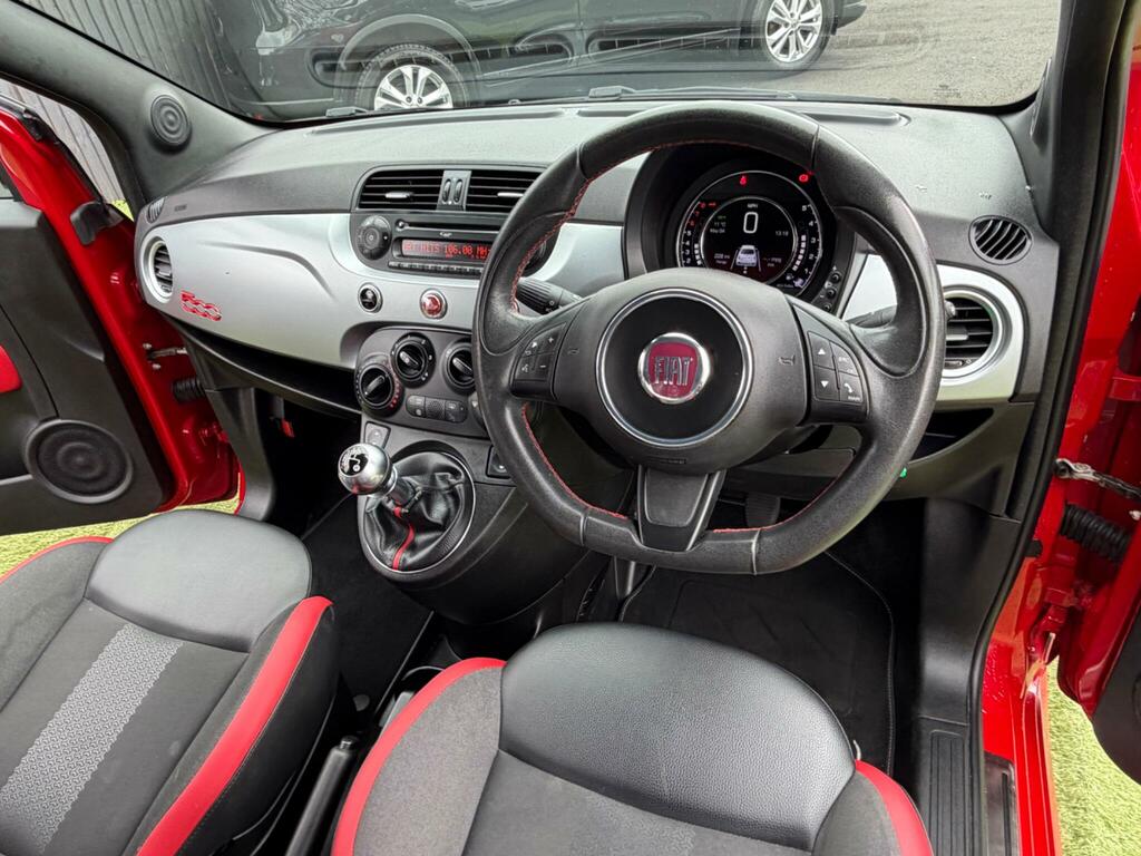 Fiat 500 1.2 S Hatchback Euro 6 Ss 69 WR15HVB Red #3