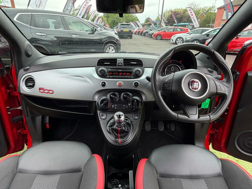 Fiat 500 1.2 S Hatchback Euro 6 Ss 69 WR15HVB Red #2