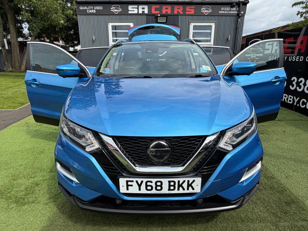 Nissan Qashqai 1.3 Dig-t N-connecta Suv Euro 6 FY68BKK Blue #6