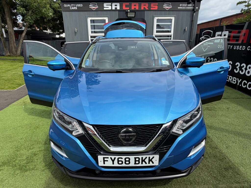 Nissan Qashqai 1.3 Dig-t N-connecta Suv Euro 6 FY68BKK Blue #5