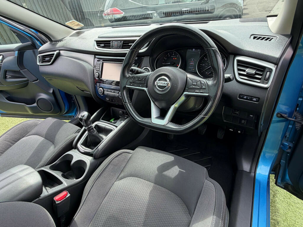 Nissan Qashqai 1.3 Dig-t N-connecta Suv Euro 6 FY68BKK Blue #3