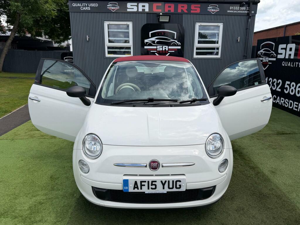 Fiat 500C 1.2 Pop Convertible Euro 6 Ss White #5