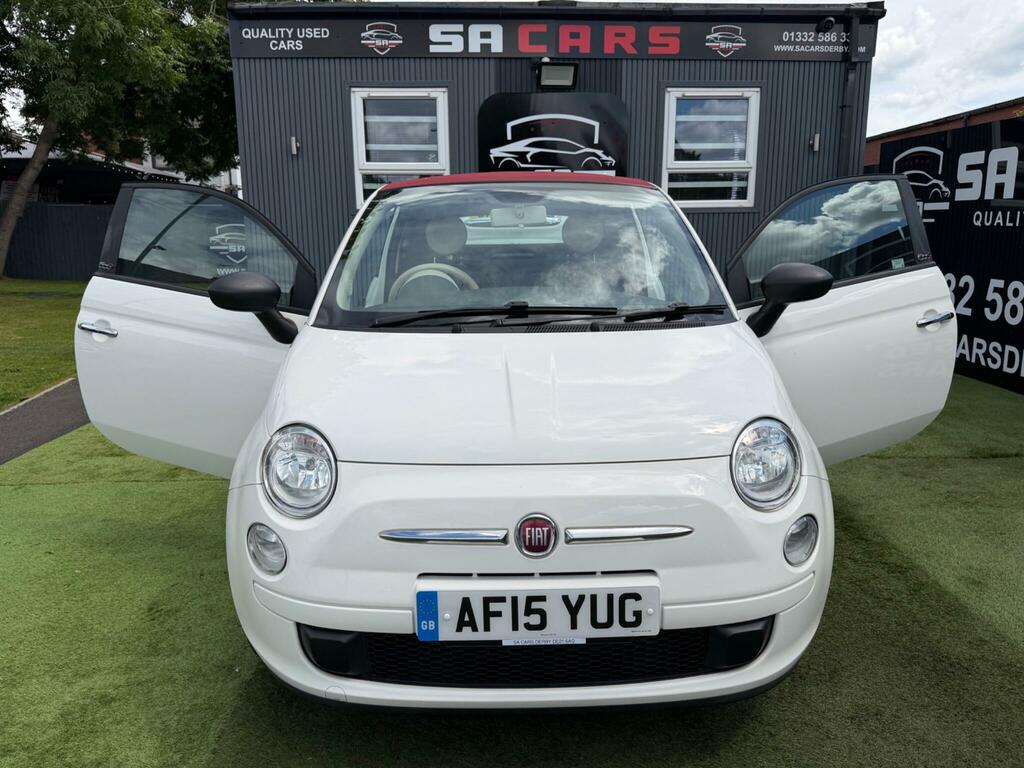 Fiat 500C 1.2 Pop Convertible Euro 6 Ss White #6