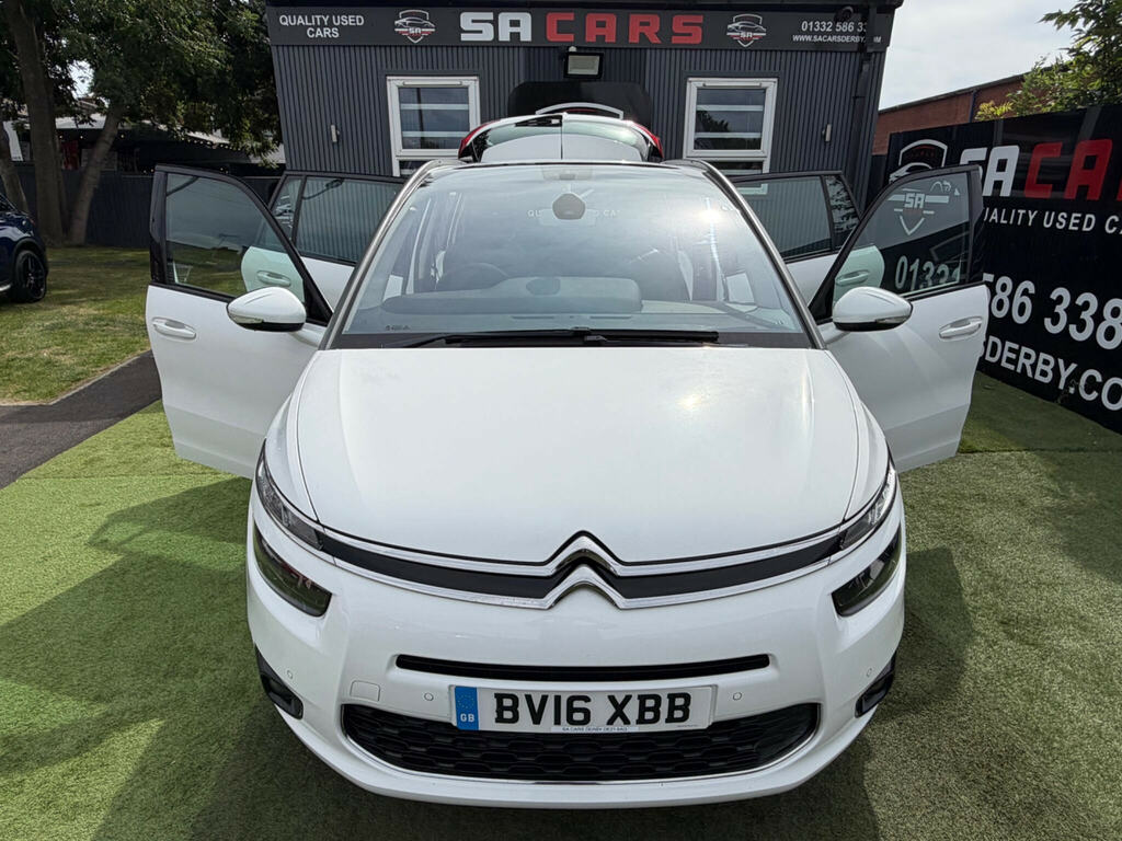 Citroen Grand C4 Picasso 1.6 Bluehdi Exclusive Mpv Euro 6 White #5