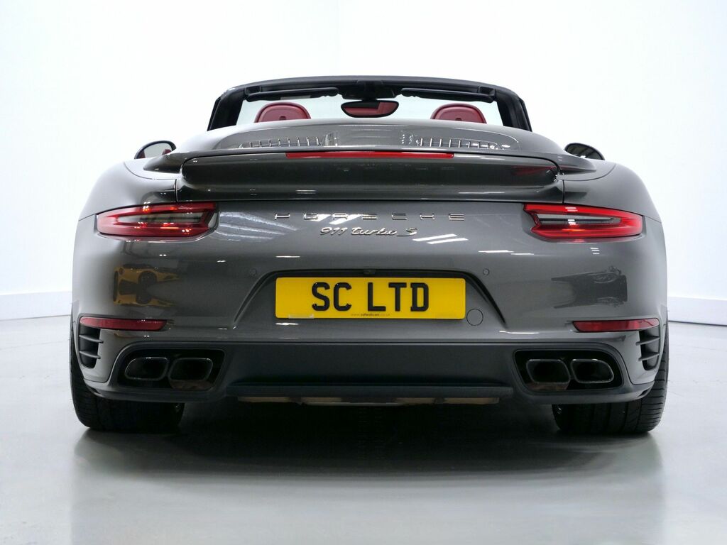 Porsche 911 2016 3.8T 991 Turbo S Convertible Pdk 4 OX16FLP Grey #5
