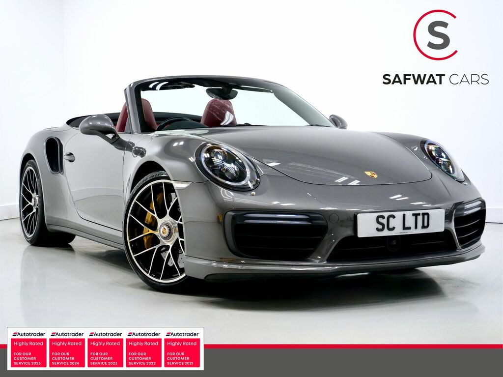 Porsche 911 2016 3.8T 991 Turbo S Convertible Pdk 4 Grey