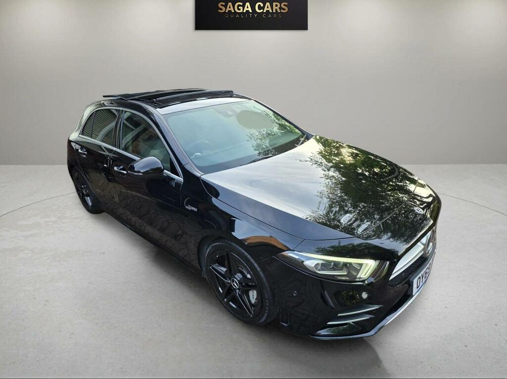 Mercedes-Benz A Class 2.0 A35 Amg Premium Plus Spds Dct 4Matic Euro 6 OY69XTS Black #5