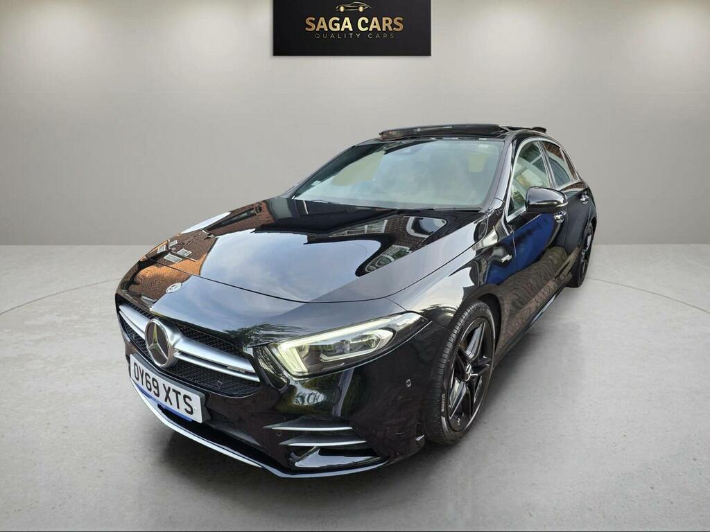 Mercedes-Benz A Class 2.0 A35 Amg Premium Plus Spds Dct 4Matic Euro 6 OY69XTS Black #3