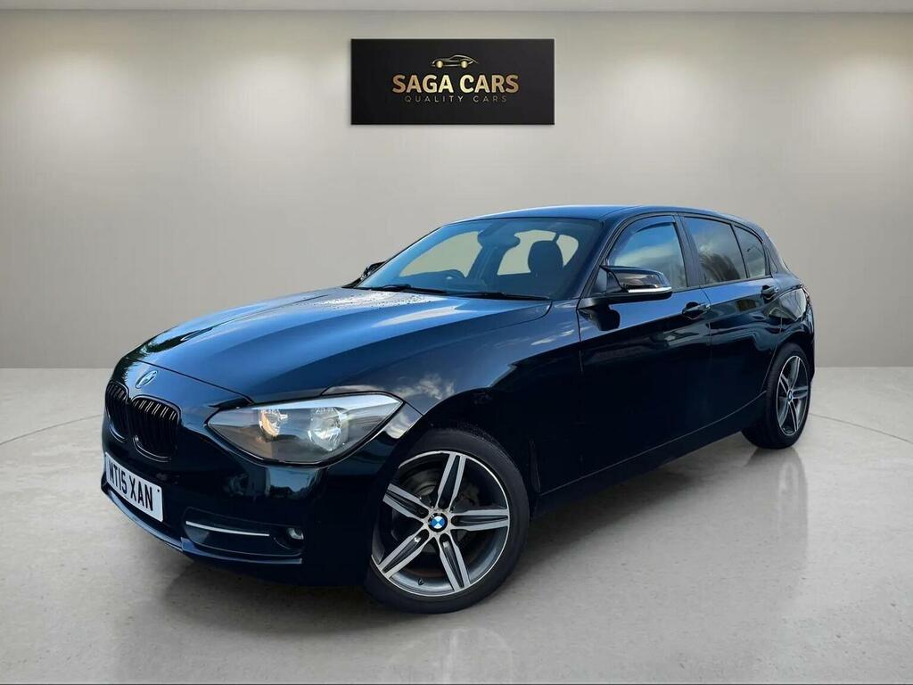 BMW 1 Series Hatchback Black #9