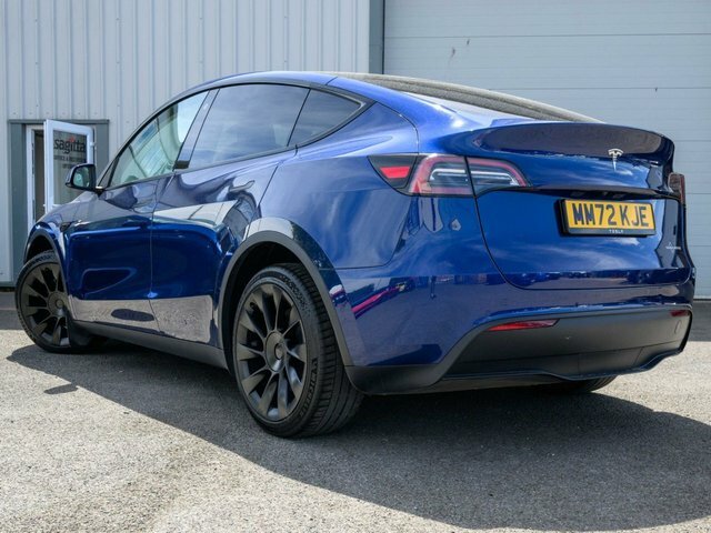 Tesla Model Y 2022 Dual Motor Long Range Suv MM72KJE Blue #2