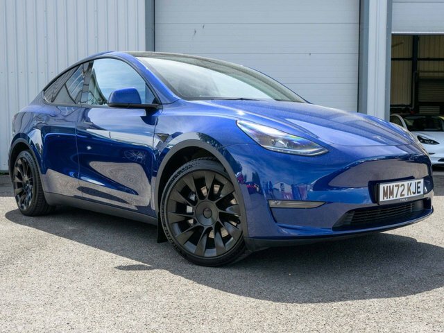 Tesla Model Y 2022 Dual Motor Long Range Suv Blue