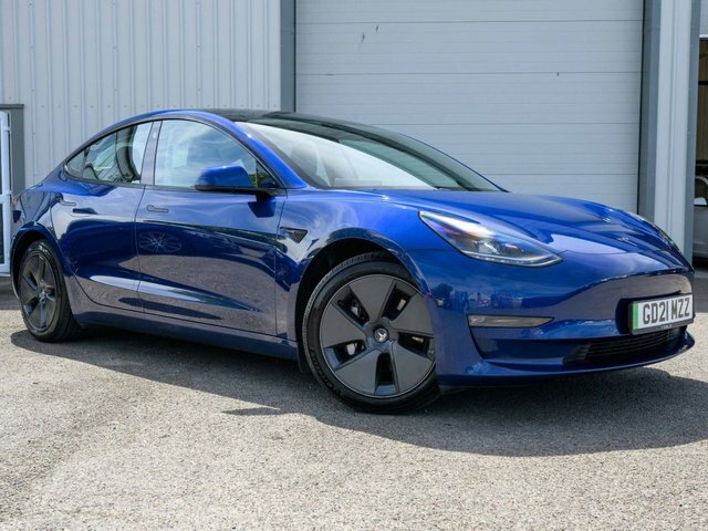 Tesla Model 3 2021 Dual Motor Long Range Saloon A Blue