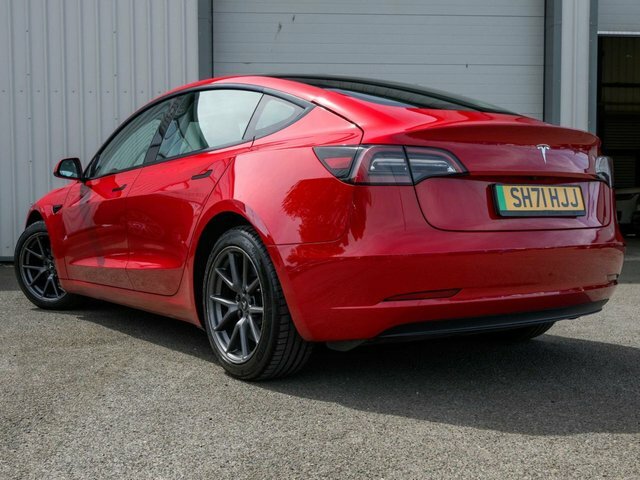 Tesla Model 3 2021 Standard Range Plus Saloon SH71HJJ Red #5
