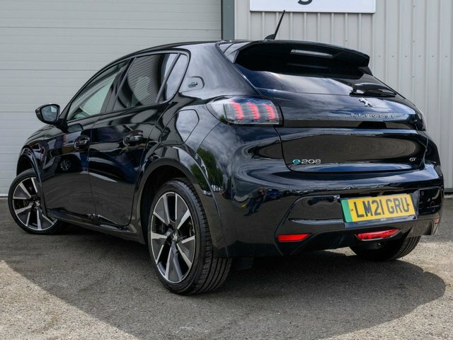 Peugeot e-208 2021 50Kwh Gt Premium Hatchback Black #2