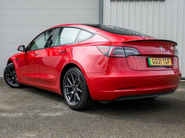 Tesla Model 3 2021 Dual Motor Long Range Saloon A Red #2