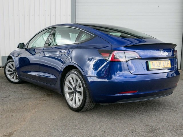Tesla Model 3 2021 Dual Motor Long Range Saloon A Blue #2