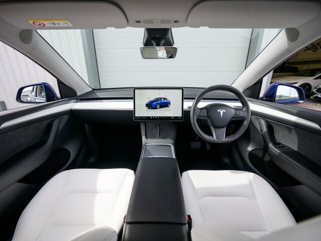 Tesla Model Y 2022 Dual Motor Long Range Suv Blue #3