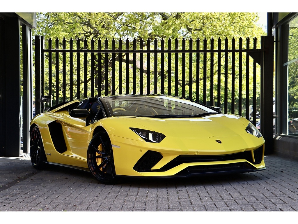 Lamborghini Aventador 6.5 V12 Lp 740-4 S Roadster Isr 4Wd Eur Black