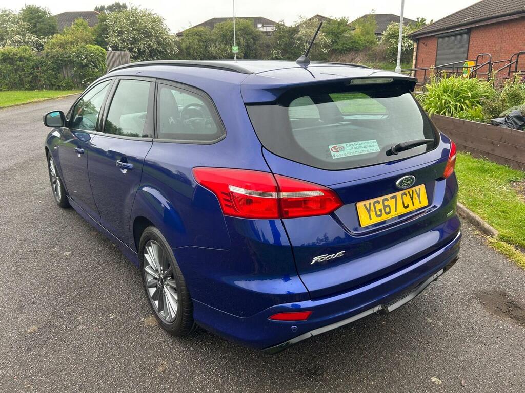 Ford Focus Estate 1.0T Ecoboost St-line Euro 6 Ss YG67CYY Blue #3