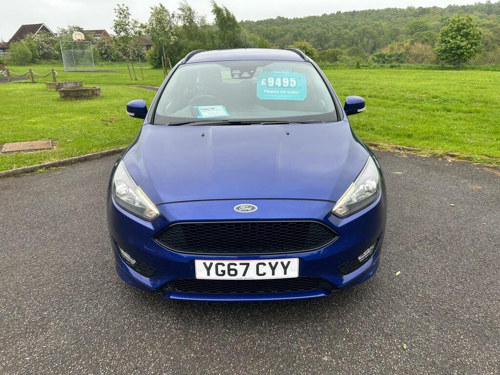 Ford Focus Estate 1.0T Ecoboost St-line Euro 6 Ss YG67CYY Blue #2