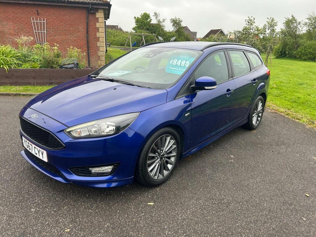 Ford Focus Estate 1.0T Ecoboost St-line Euro 6 Ss YG67CYY Blue #6