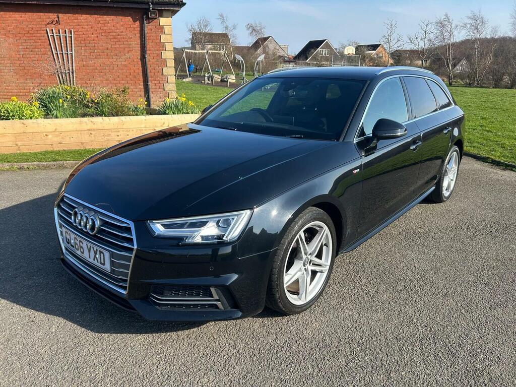 Audi A4 Avant Estate 2.0 Tdi S Line S Tronic Euro 6 Ss 2 GL66YXD Black #3
