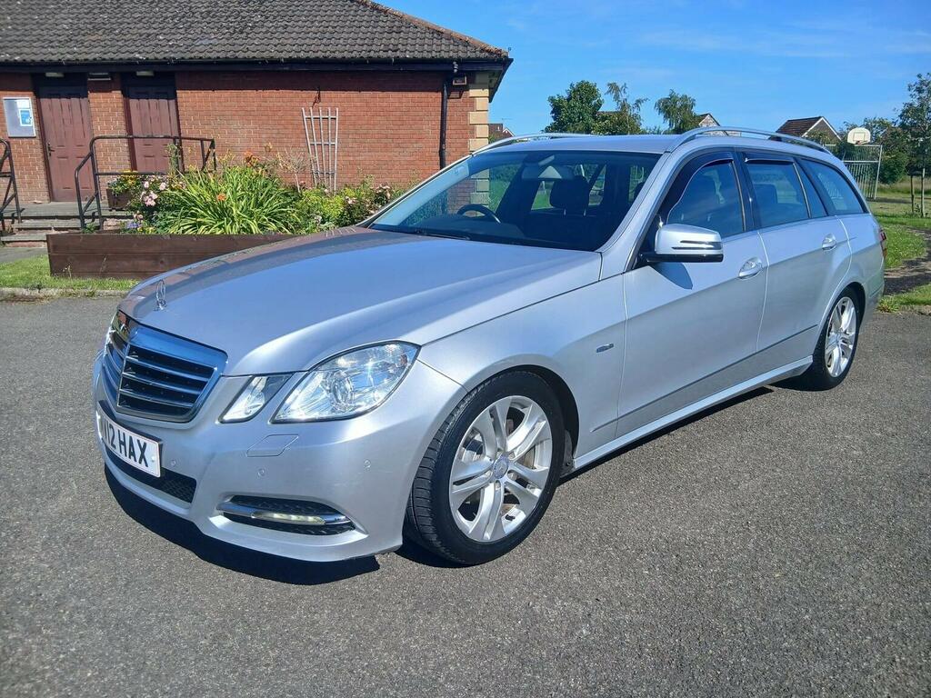 Mercedes-Benz E Class Estate 2.1 E220 Cdi Blueefficiency Executive Se G- MV12HAX Silver #3