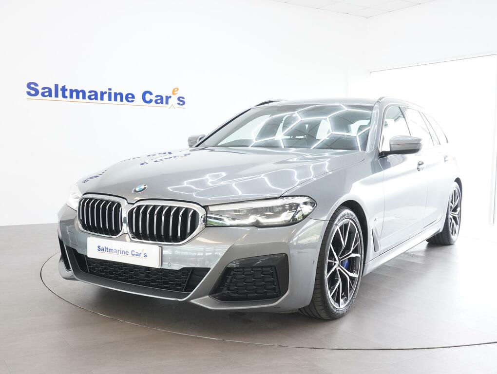 BMW 5 Series 3.0 530D Mht M Sport Touring Hybrid Ste Grey
