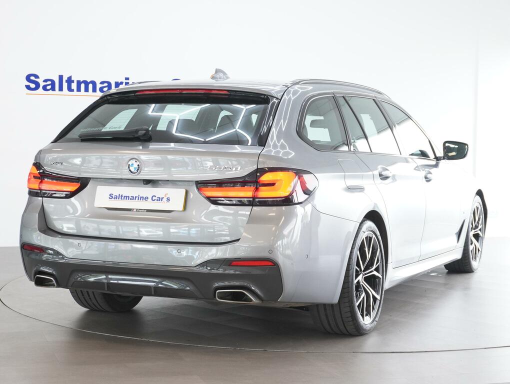 BMW 5 Series 3.0 530D Mht M Sport Touring Hybrid Ste VXZ8327 Grey #5