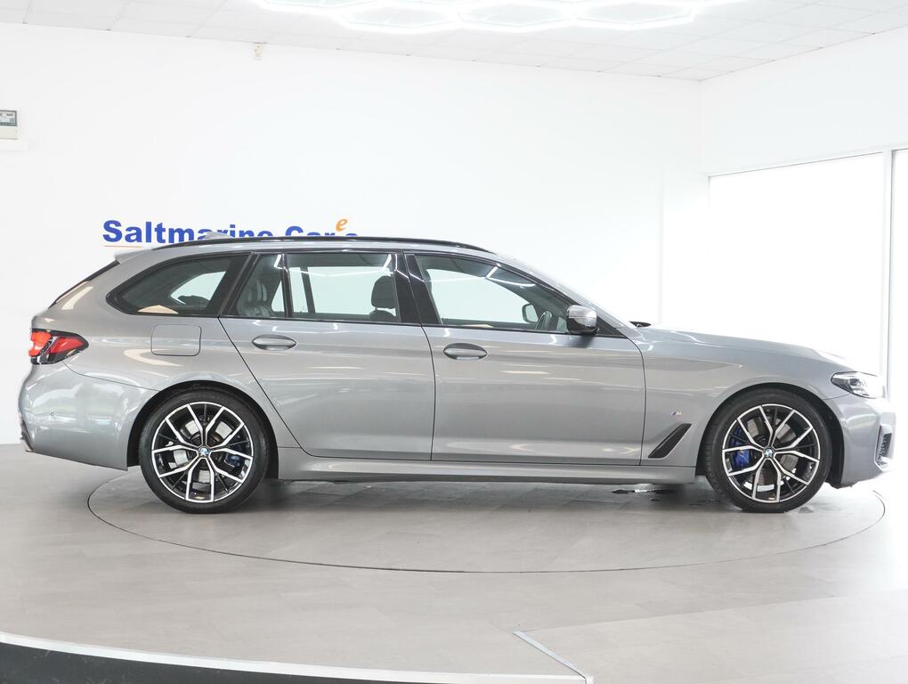 BMW 5 Series 3.0 530D Mht M Sport Touring Hybrid Ste VXZ8327 Grey #4