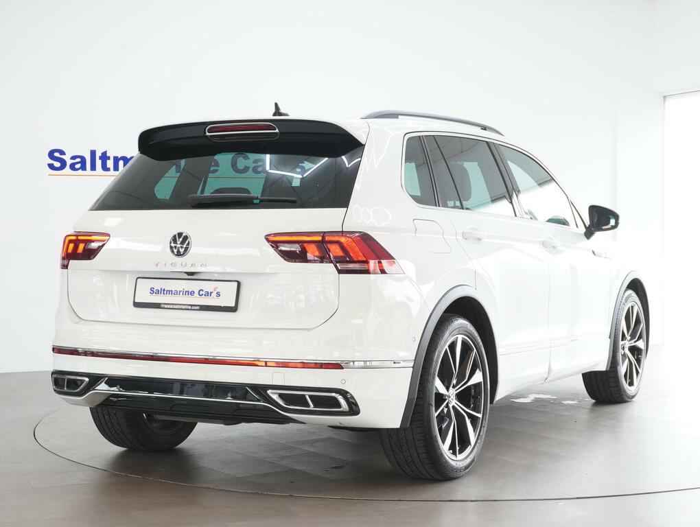 Volkswagen Tiguan 2.0 Tdi R-line Suv Dsg Euro 6 Ss 15 WGZ9299 White #5