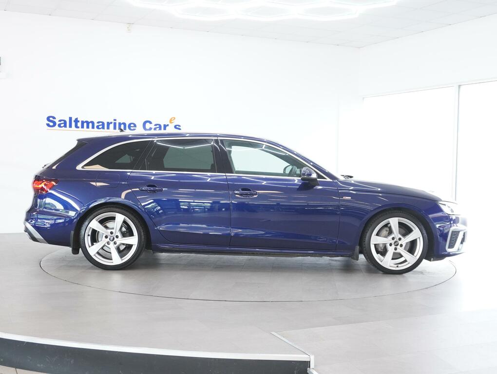 Audi A4 Avant 2.0 Tfsi 40 S Line Estate S Tronic Euro URZ6899 Blue #4