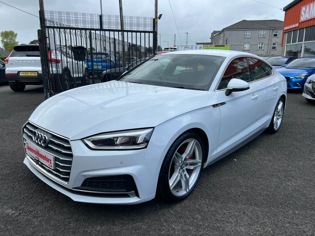 Audi A5 40 Tdi S Line S Tronic BW21VTU White #3