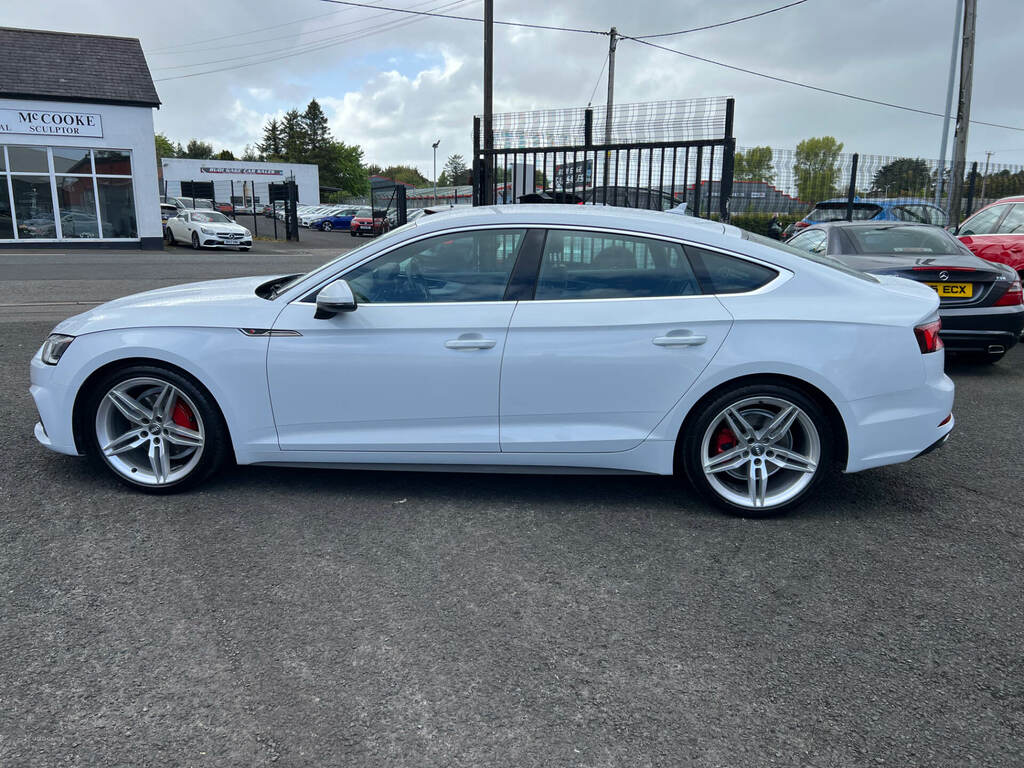 Audi A5 40 Tdi S Line S Tronic BW21VTU White #4