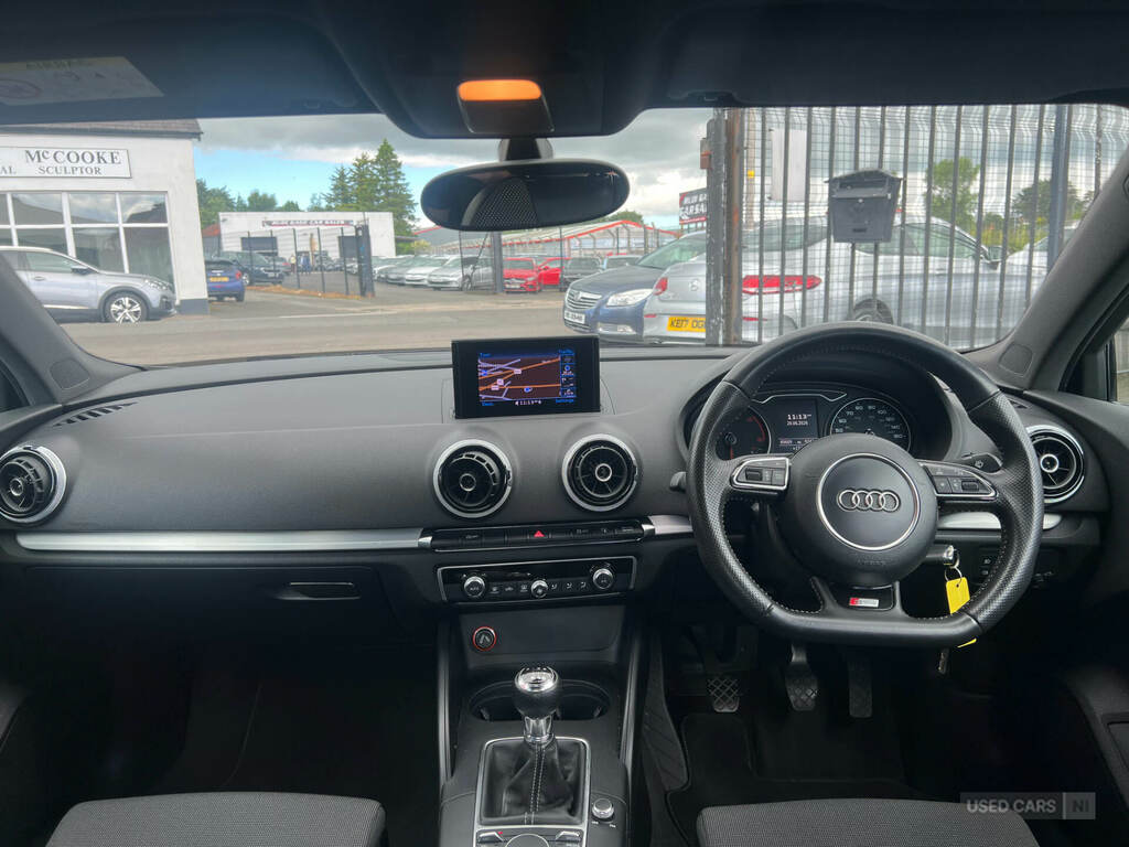 Audi A3 2.0 Tdi S Line Black #12