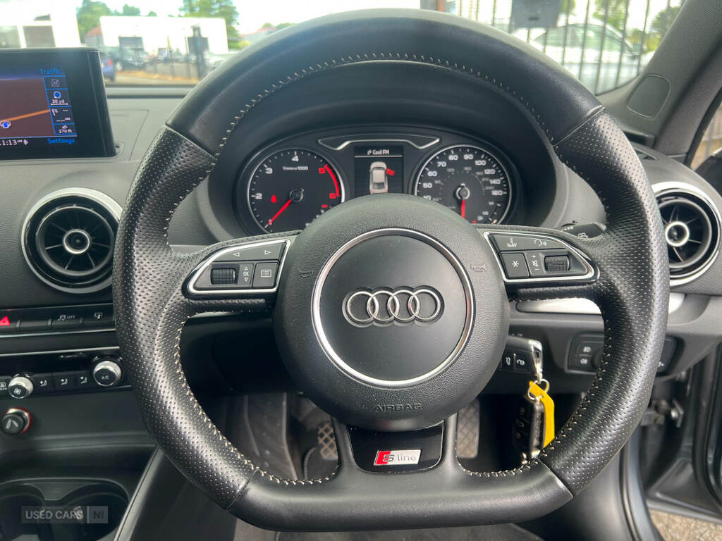 Audi A3 2.0 Tdi S Line Black #13
