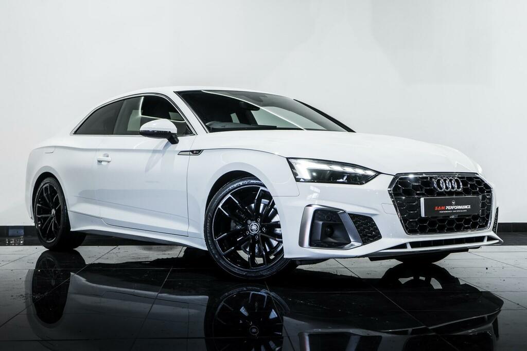 Audi A5 2.0 Tdi 35 S Line S Tronic Euro 6 Ss BG71GZO White